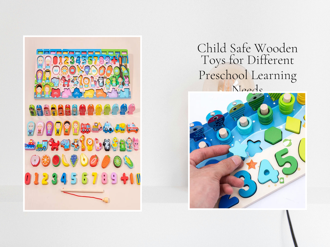 Child Safe Wooden Toys for Different Preschool Learning Needs