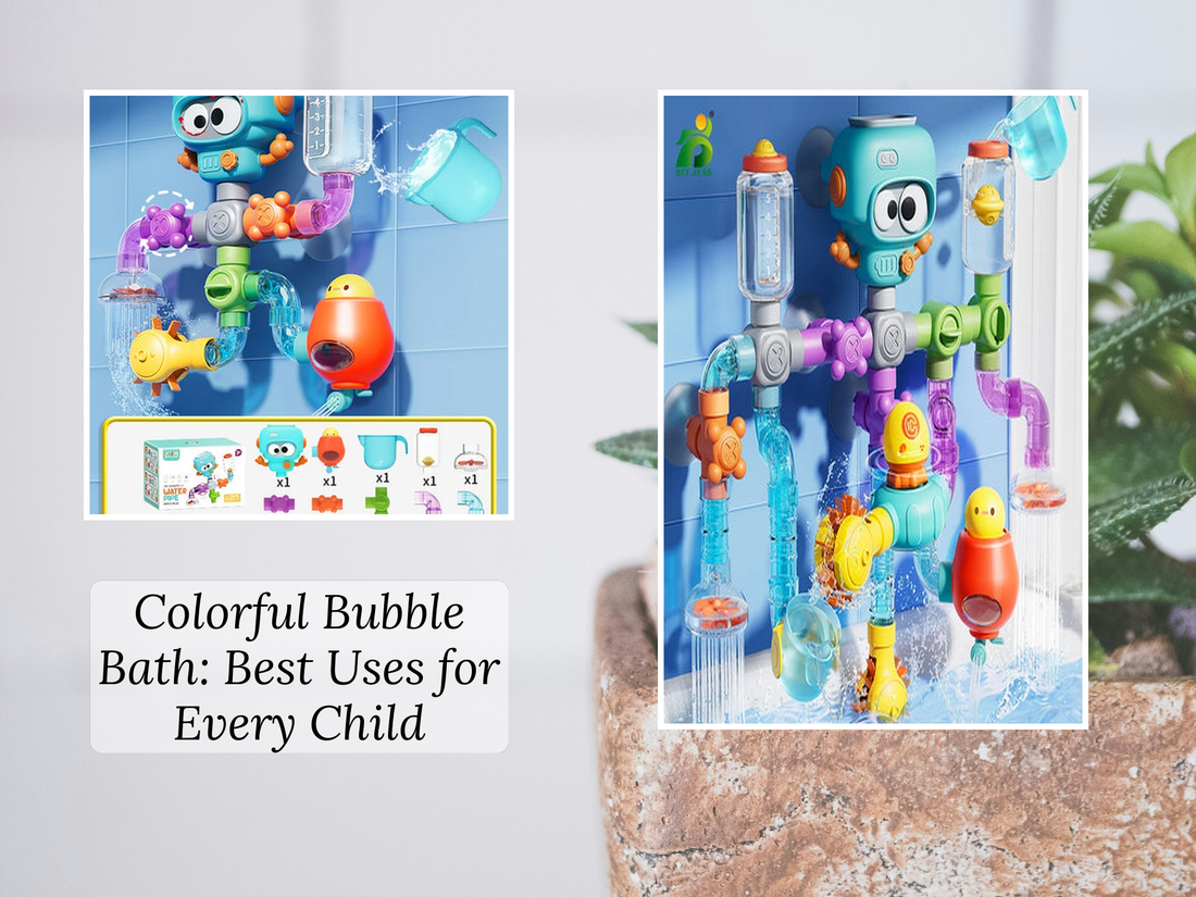 Colorful Bubble Bath: Best Uses for Every Child