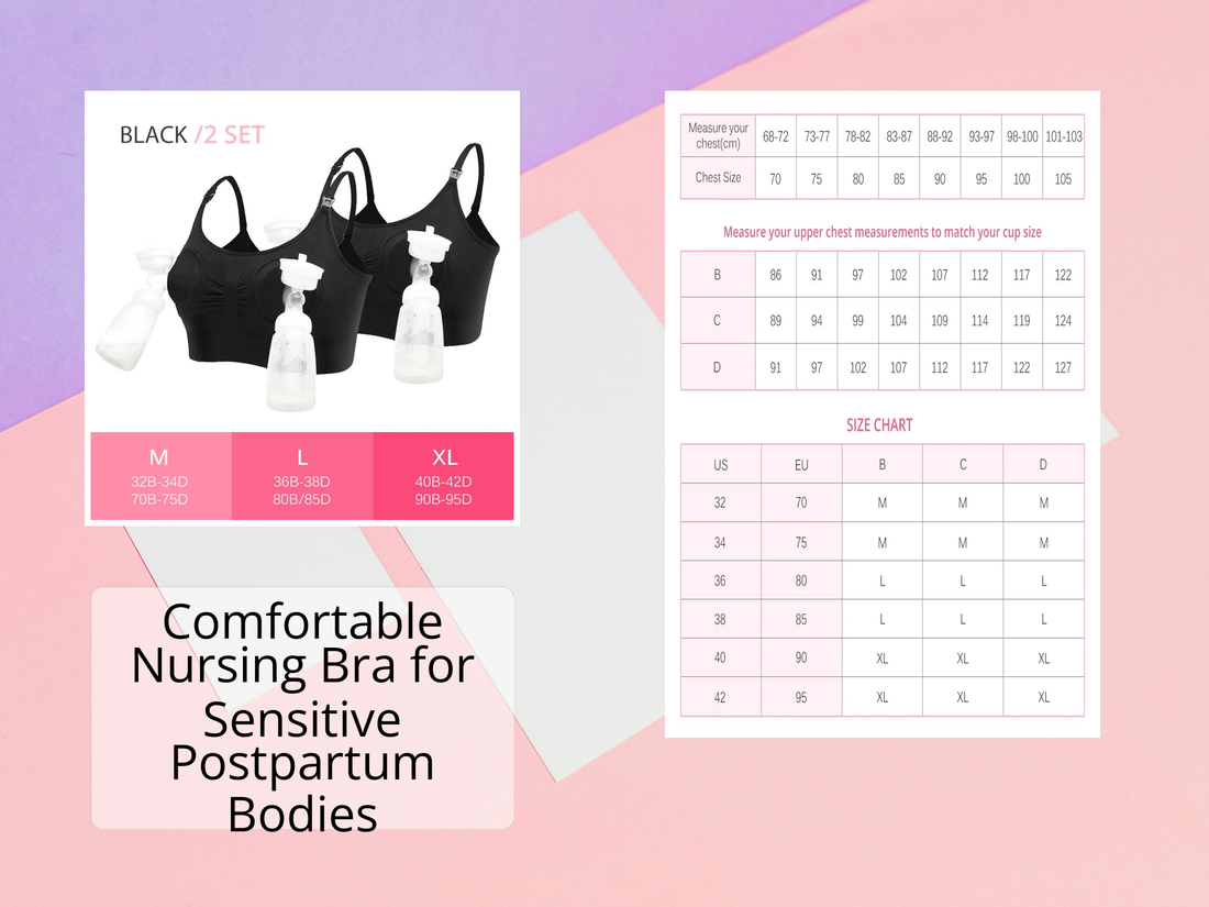 Comfortable Nursing Bra for Sensitive Postpartum Bodies