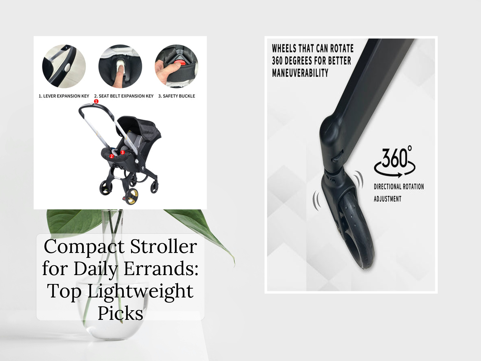 Compact Stroller for Daily Errands: Top Lightweight Picks – KentDO™ Mom ...