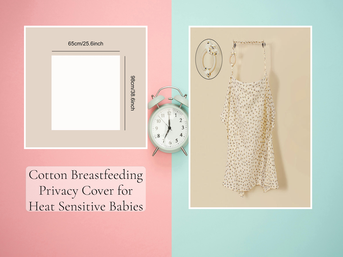 Cotton Breastfeeding Privacy Cover for Heat Sensitive Babies
