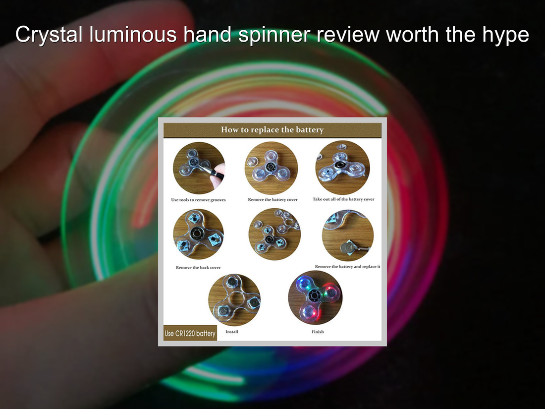 Crystal luminous hand spinner review worth the hype