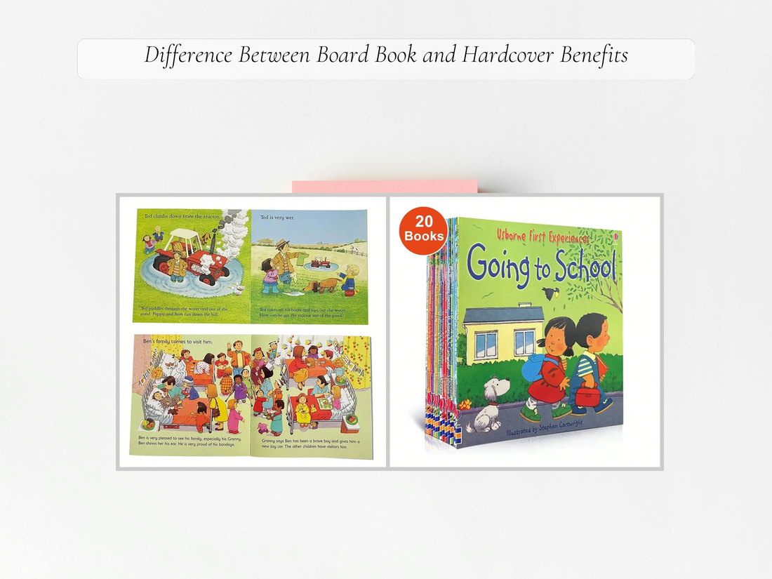 Difference Between Board Book and Hardcover Benefits