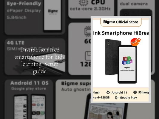 Distraction free smartphone for kids learning: Setup guide