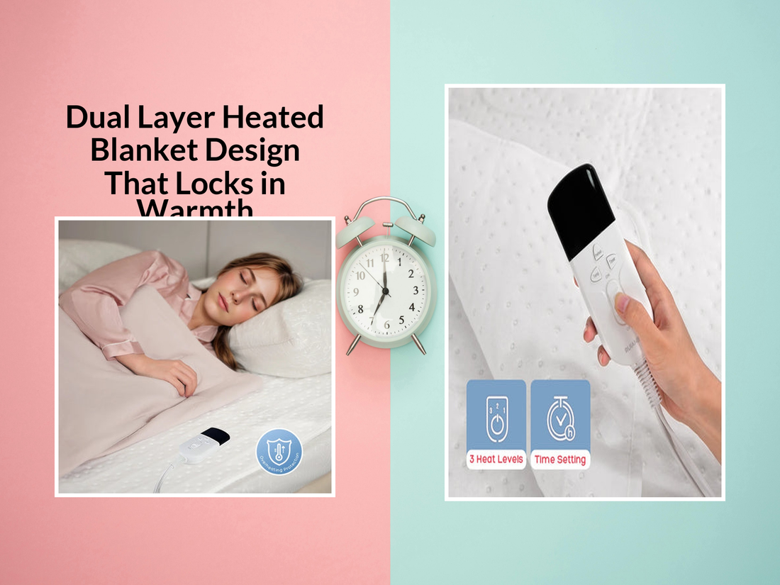 Dual Layer Heated Blanket Design That Locks in Warmth