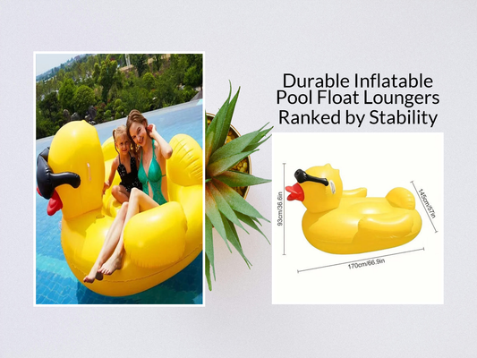 Durable Inflatable Pool Float Loungers Ranked by Stability