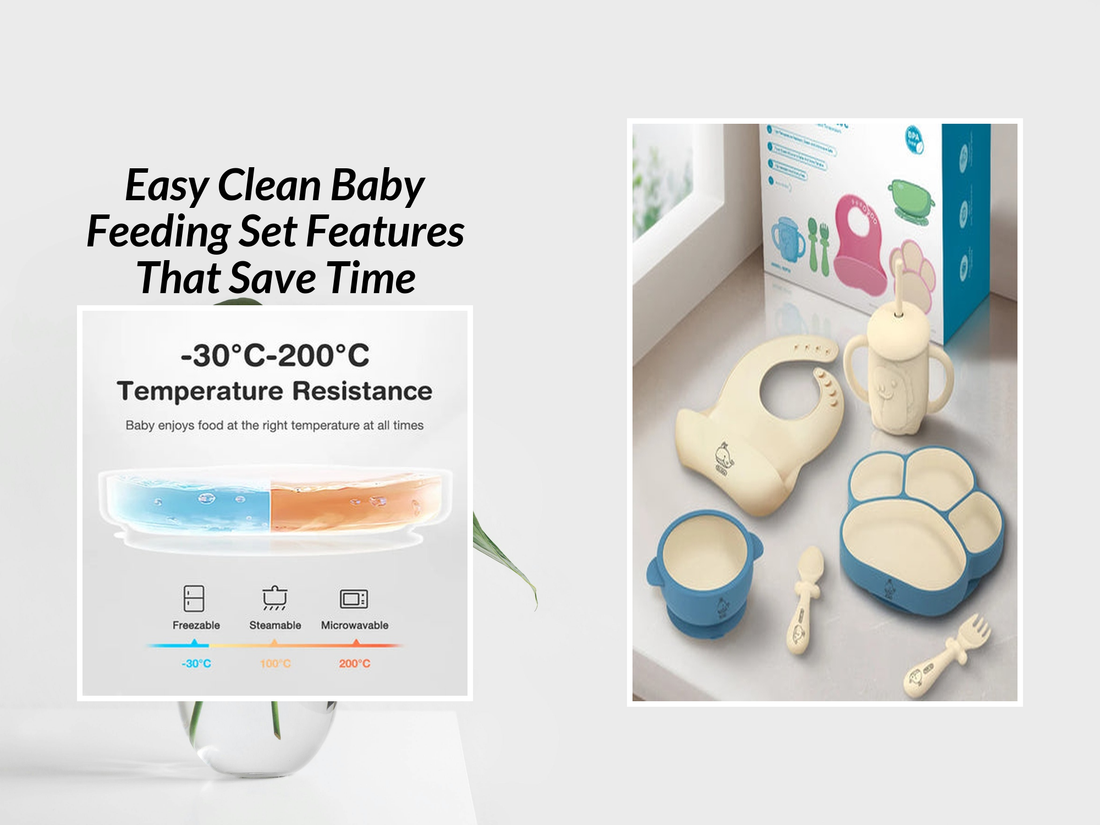 Easy Clean Baby Feeding Set Features That Save Time