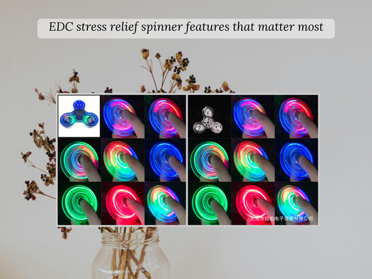 EDC stress relief spinner features that matter most