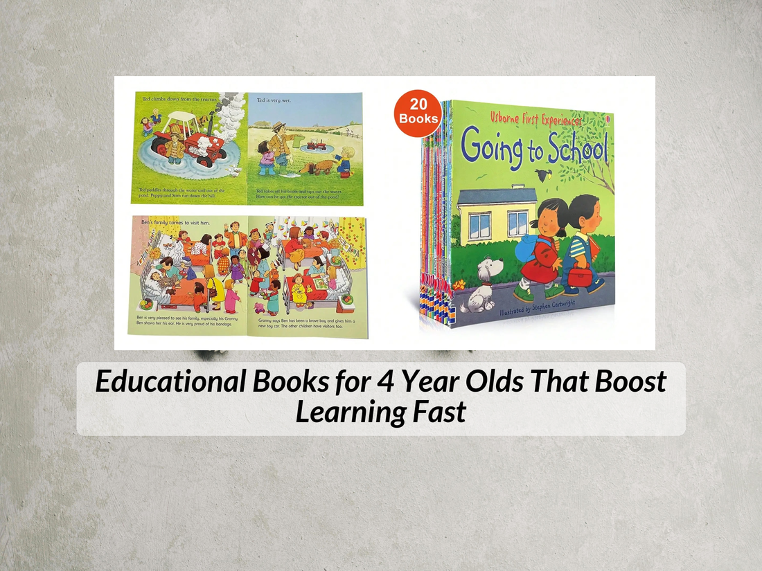 Educational Books for 4 Year Olds That Boost Learning Fast
