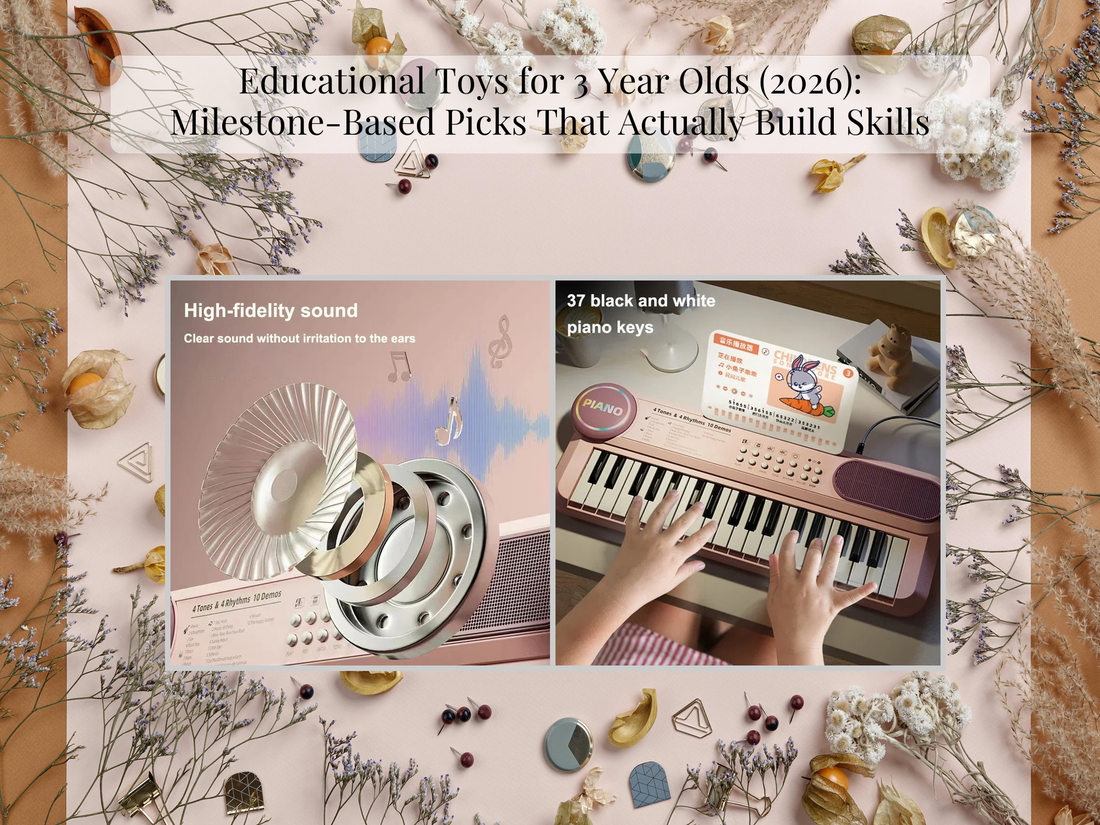 Educational Toys for 3 Year Olds (2026): Milestone-Based Picks That Actually Build Skills
