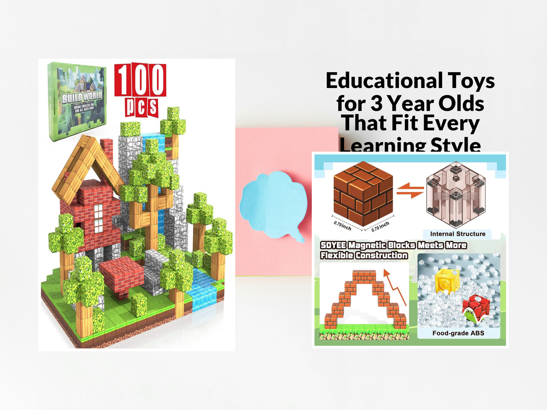 Educational Toys for 3 Year Olds That Fit Every Learning Style