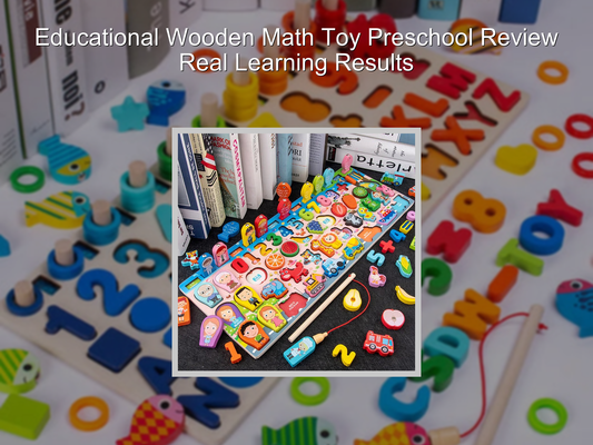 Educational Wooden Math Toy Preschool Review Real Learning Results