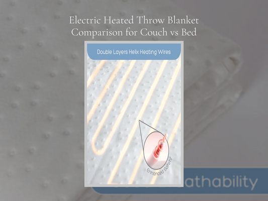 Electric Heated Throw Blanket Comparison for Couch vs Bed