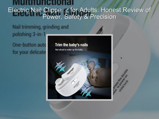 Electric Nail Clippe﻿r for Adults: Honest Review of Power, Safety & Precision