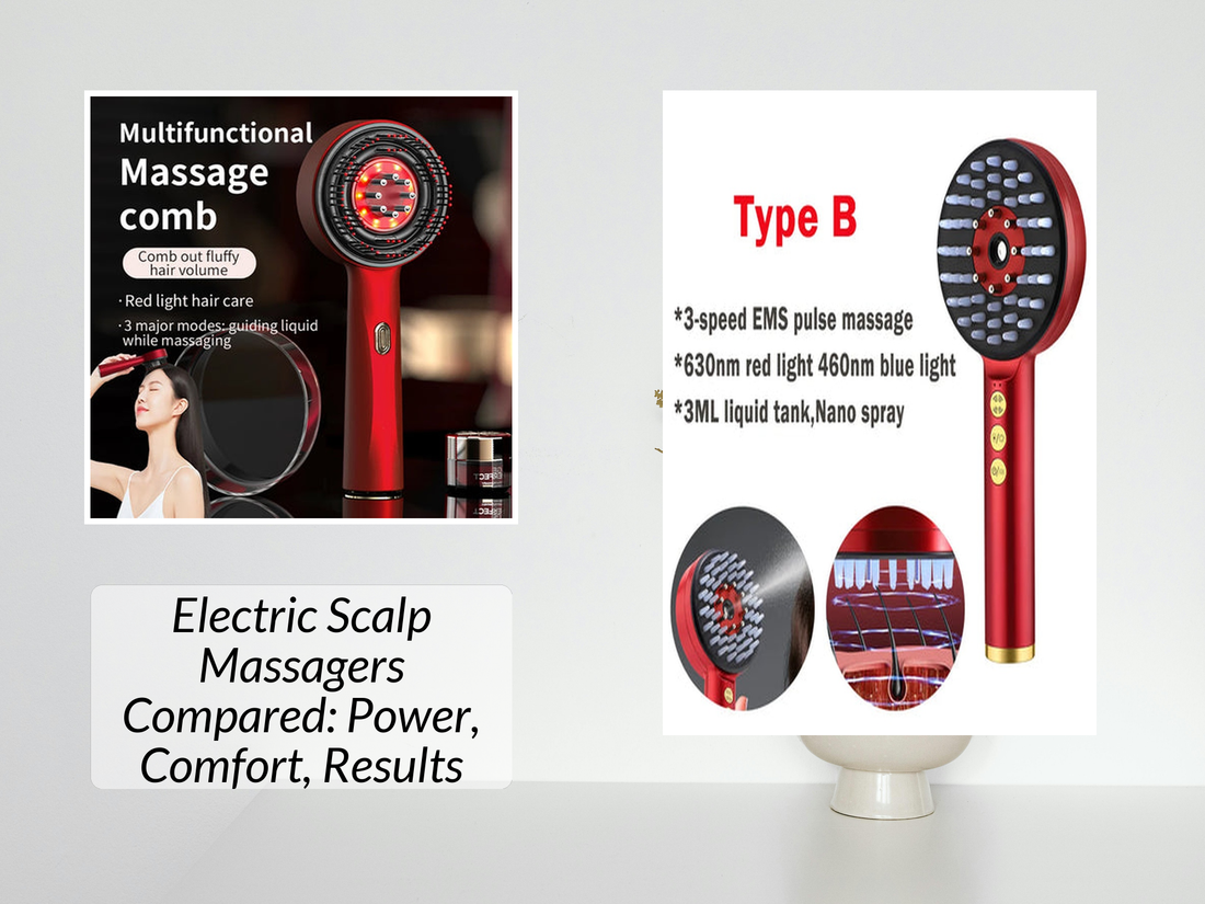 Electric Scalp Massagers Compared: Power, Comfort, Results