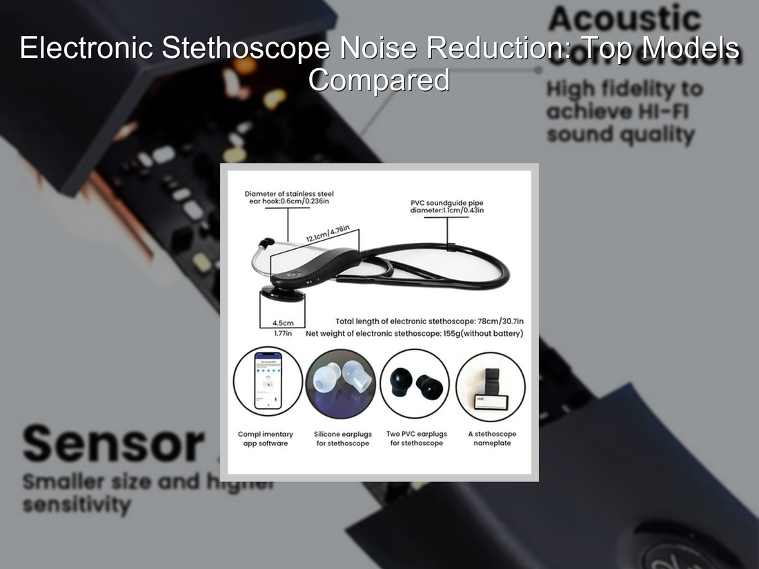Electronic Stethoscope Noise Reduction: Top Models Compared