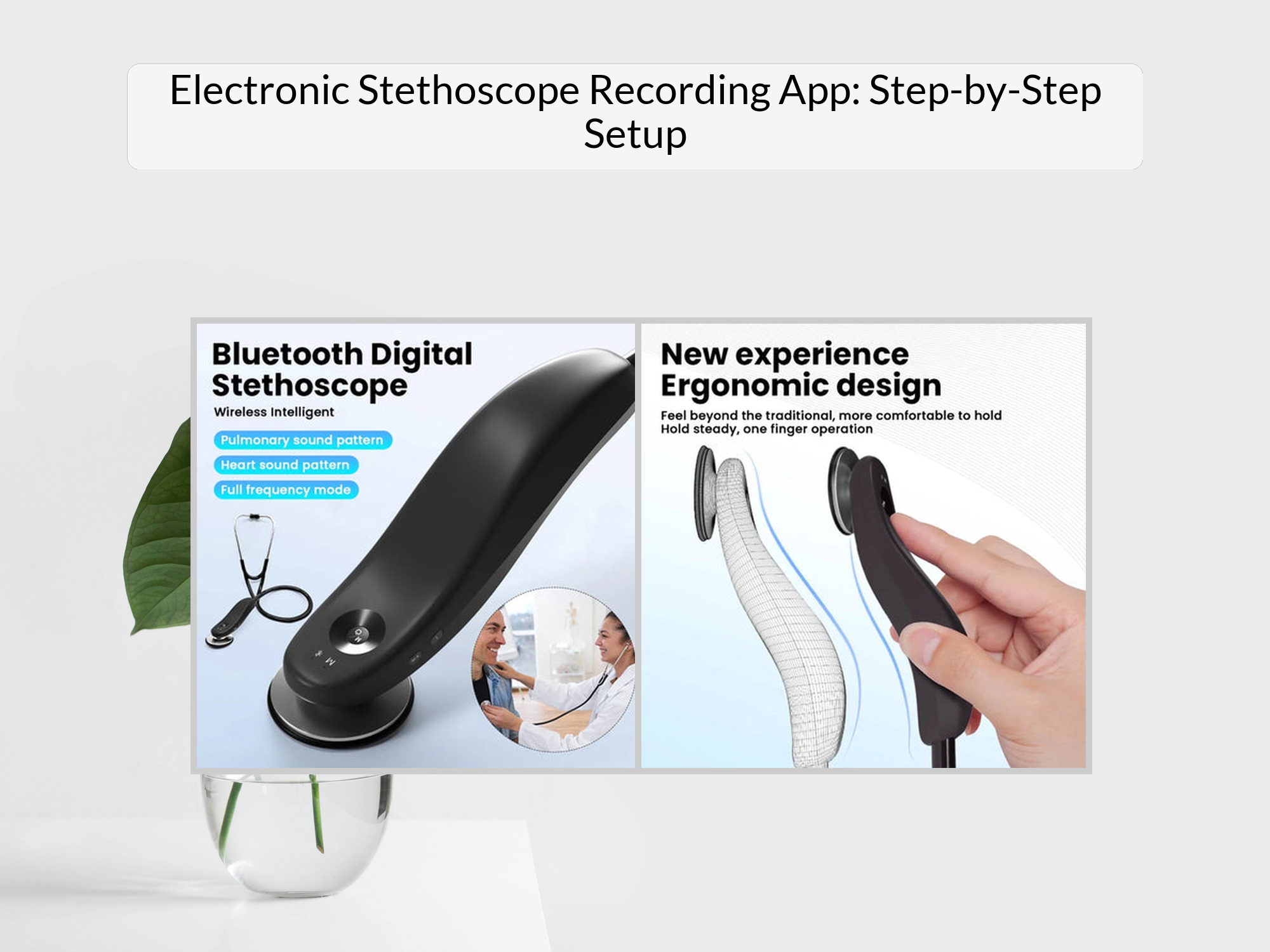 Electronic Stethoscope Recording App: Step-by-Step Setup – KentDO™ Mom ...