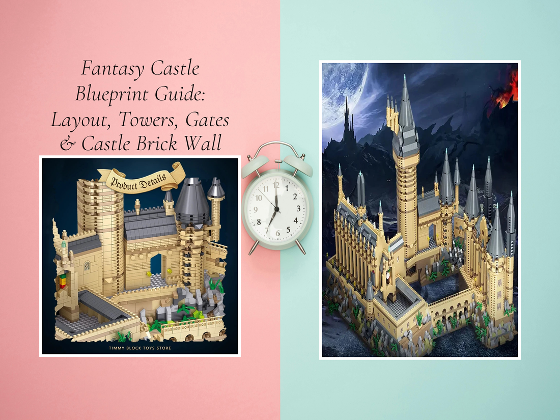 Fantasy Castle Blueprint Guide: Layout, Towers, Gates & Castle Brick Wall Design