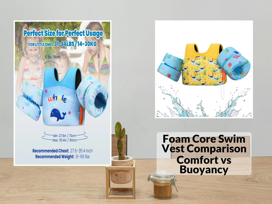 Foam Core Swim Vest Comparison Comfort vs Buoyancy