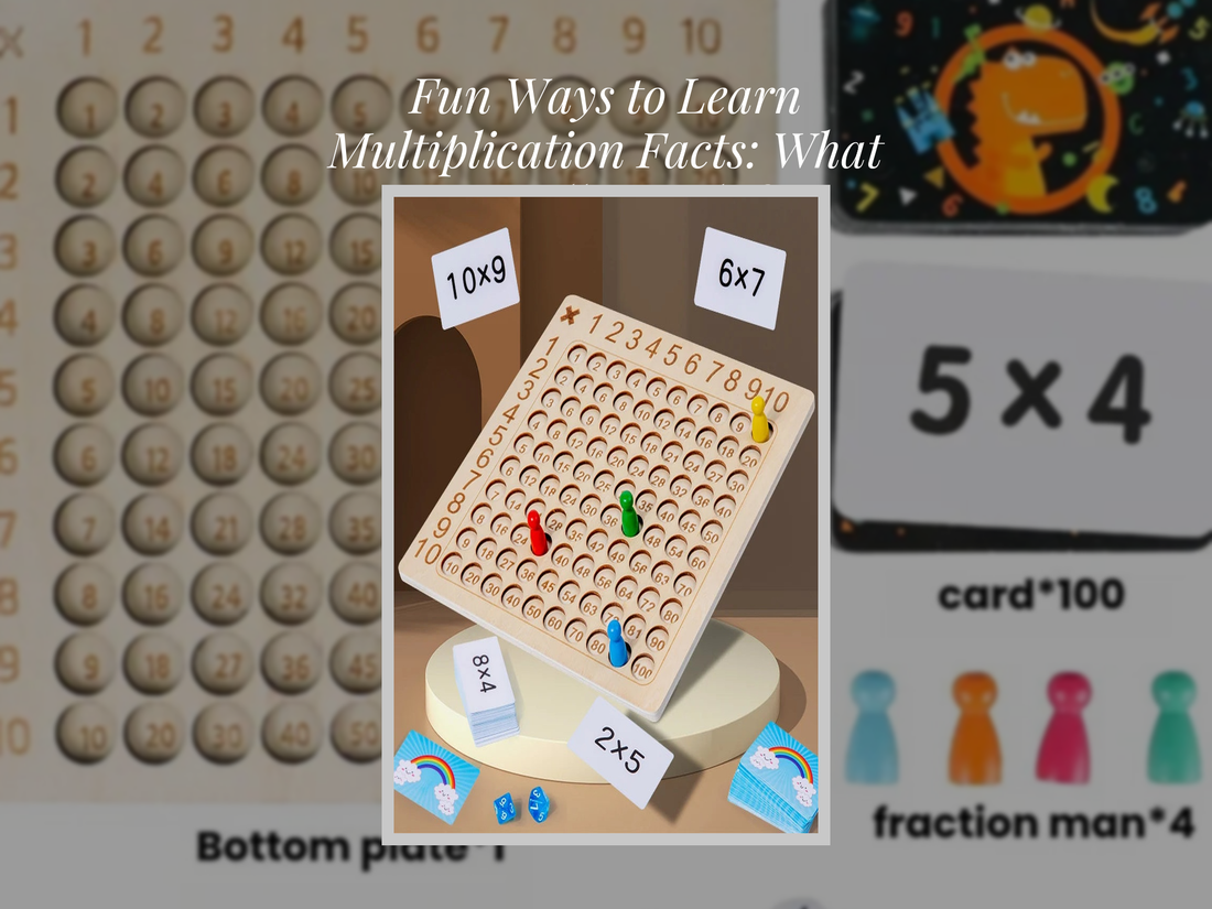 Fun Ways to Learn Multiplication Facts: What Actually Works?