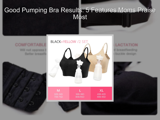 Good Pumping Bra Results: 5 Features Moms Praise Most