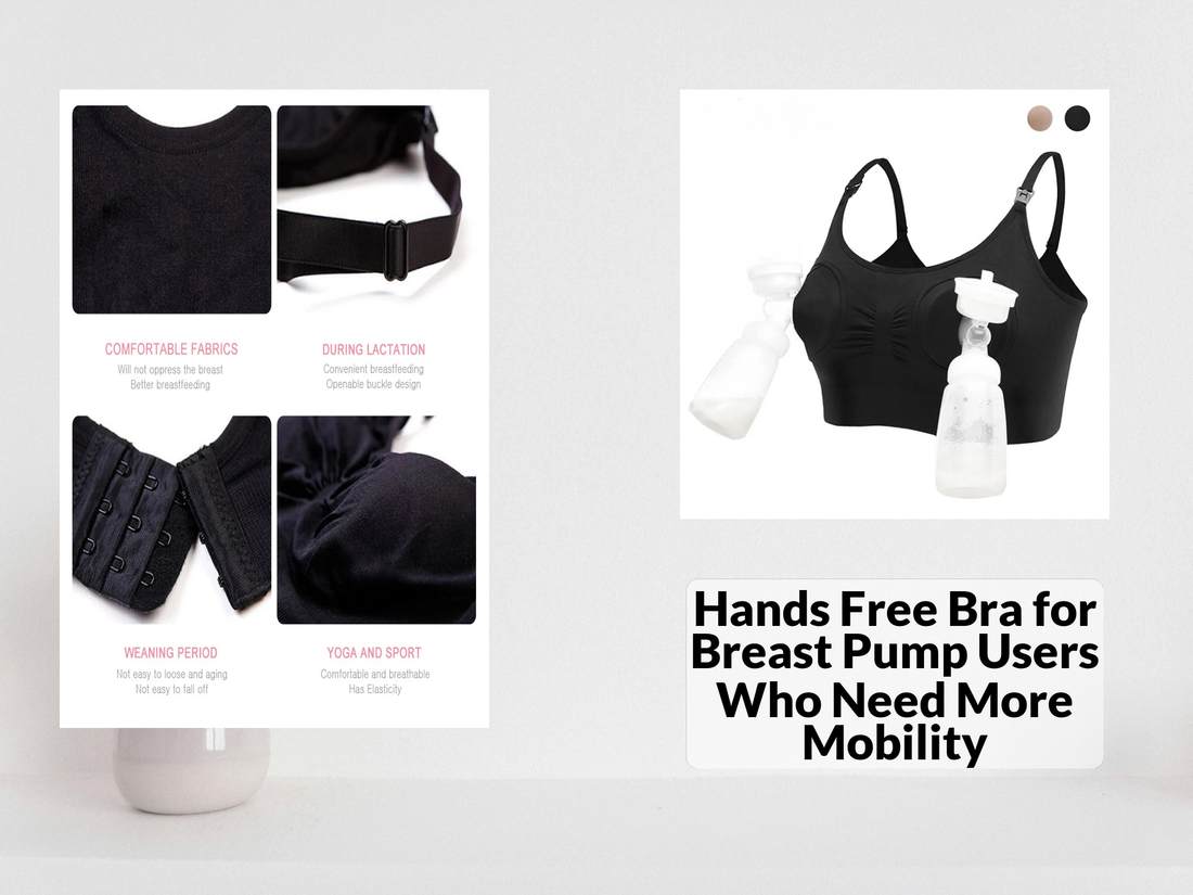 Hands Free Bra for Breast Pump Users Who Need More Mobility