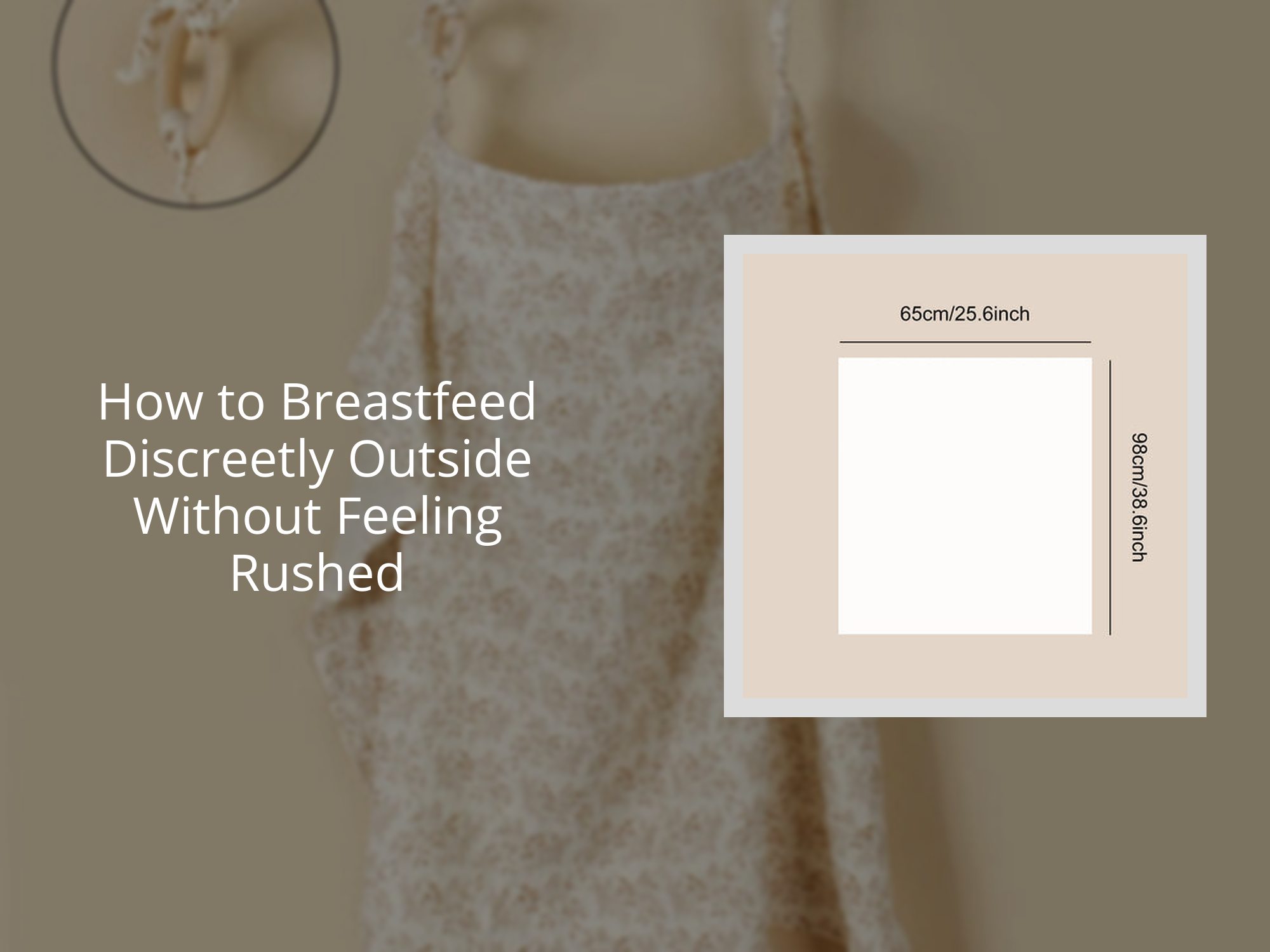 How to Breastfeed Discreetly Outside Without Feeling Rushed – KentDO ...