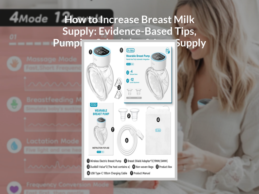 How to Increase Breast Milk Supply: Evidence-Based Tips, Pumping Schedules & Low Supply Fixes