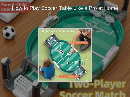 How to Play Soccer Table Like a Pro at Home