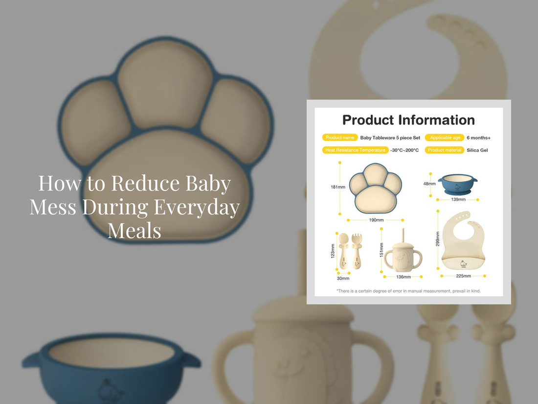 How to Reduce Baby Mess During Everyday Meals
