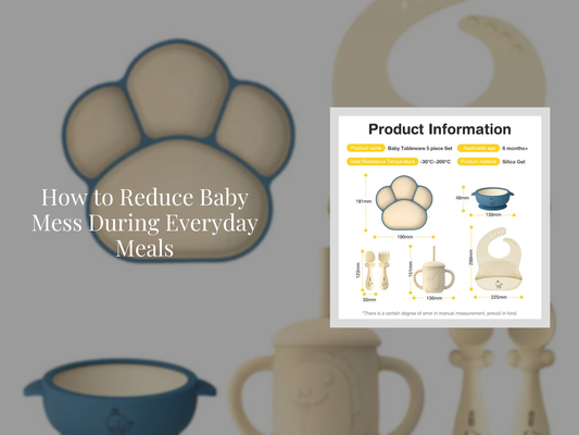 How to Reduce Baby Mess During Everyday Meals