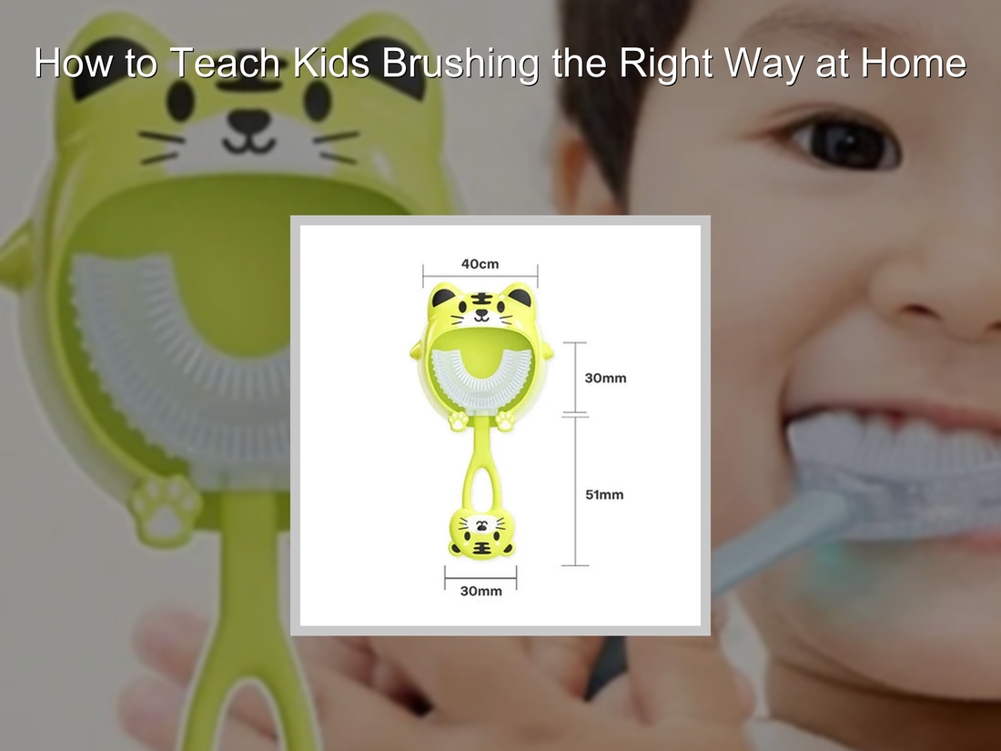 How to Teach Kids Brushing the Right Way at Home