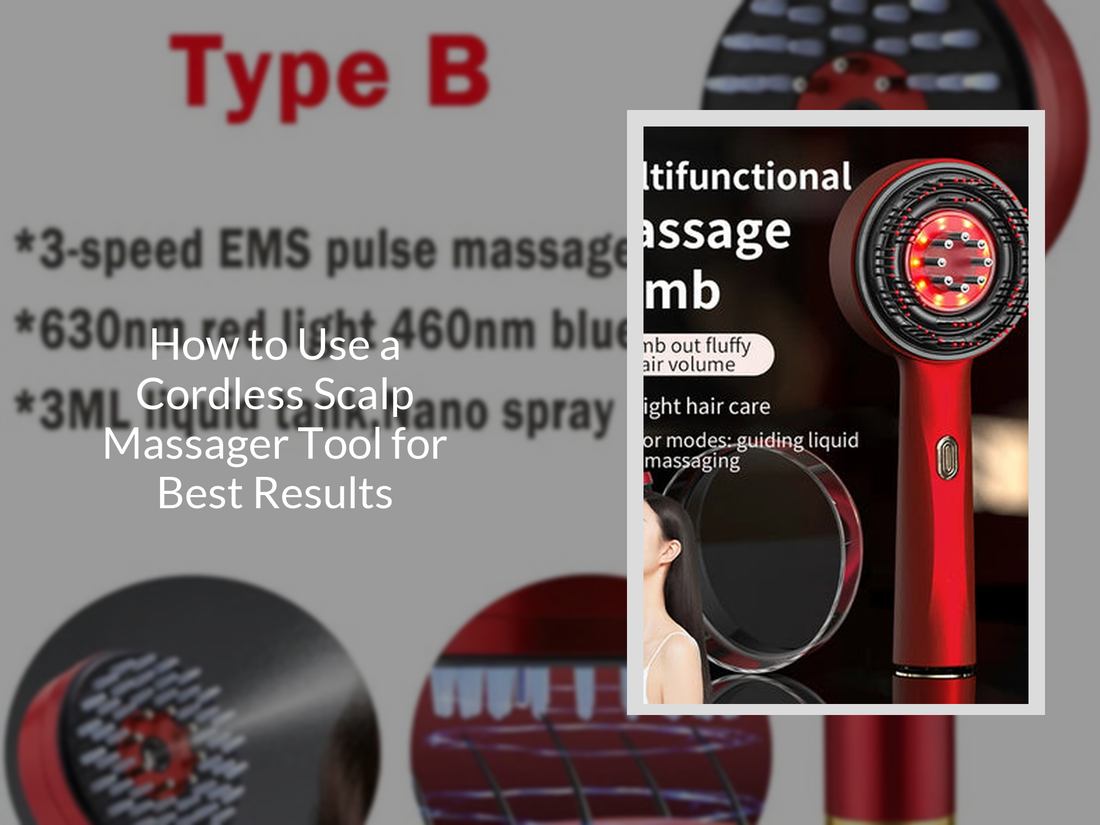 How to Use a Cordless Scalp Massager Tool for Best Results