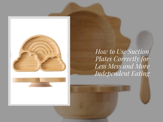 How to Use Suction Plates Correctly for Less Mess and More Independent Eating