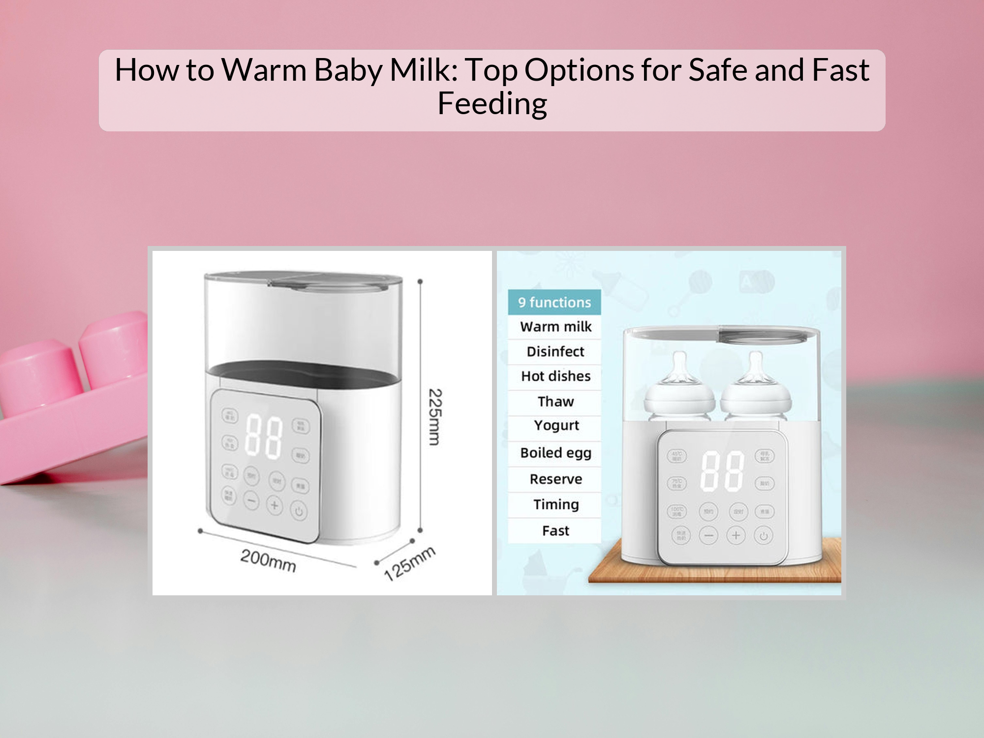 How to Warm Baby Milk: Top Options for Safe and Fast Feeding – KentDO ...