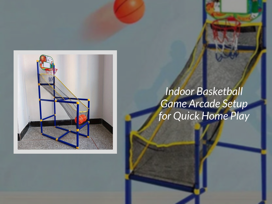Indoor Basketball Game Arcade Setup for Quick Home Play