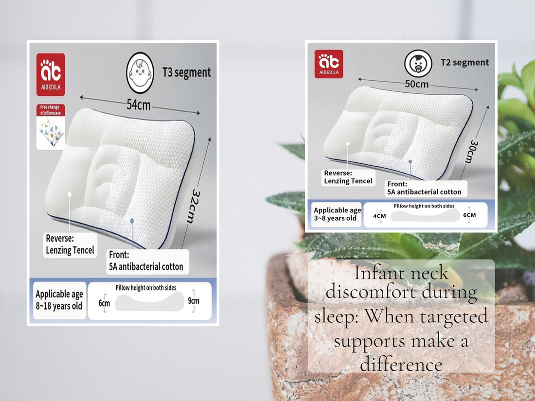 Infant neck discomfort during sleep: When targeted supports make a difference