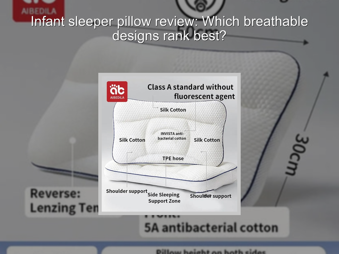 Infant sleeper pillow review: Which breathable designs rank best?