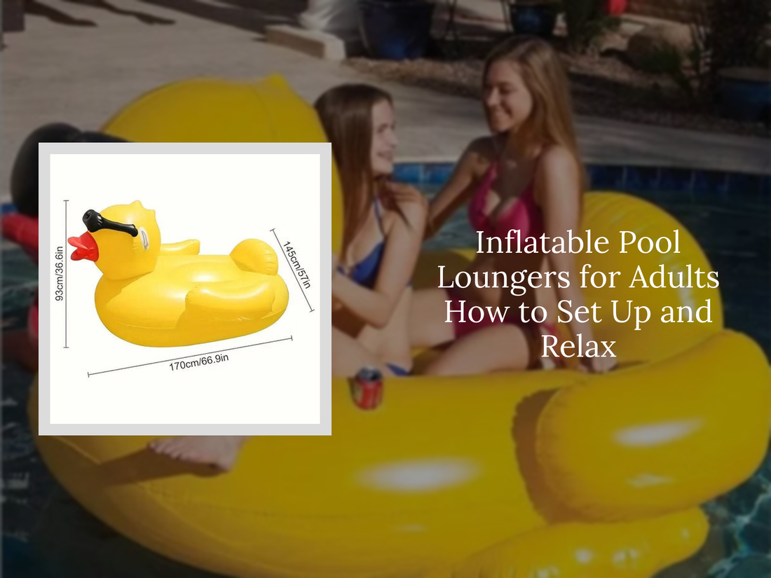 Inflatable Pool Loungers for Adults How to Set Up and Relax