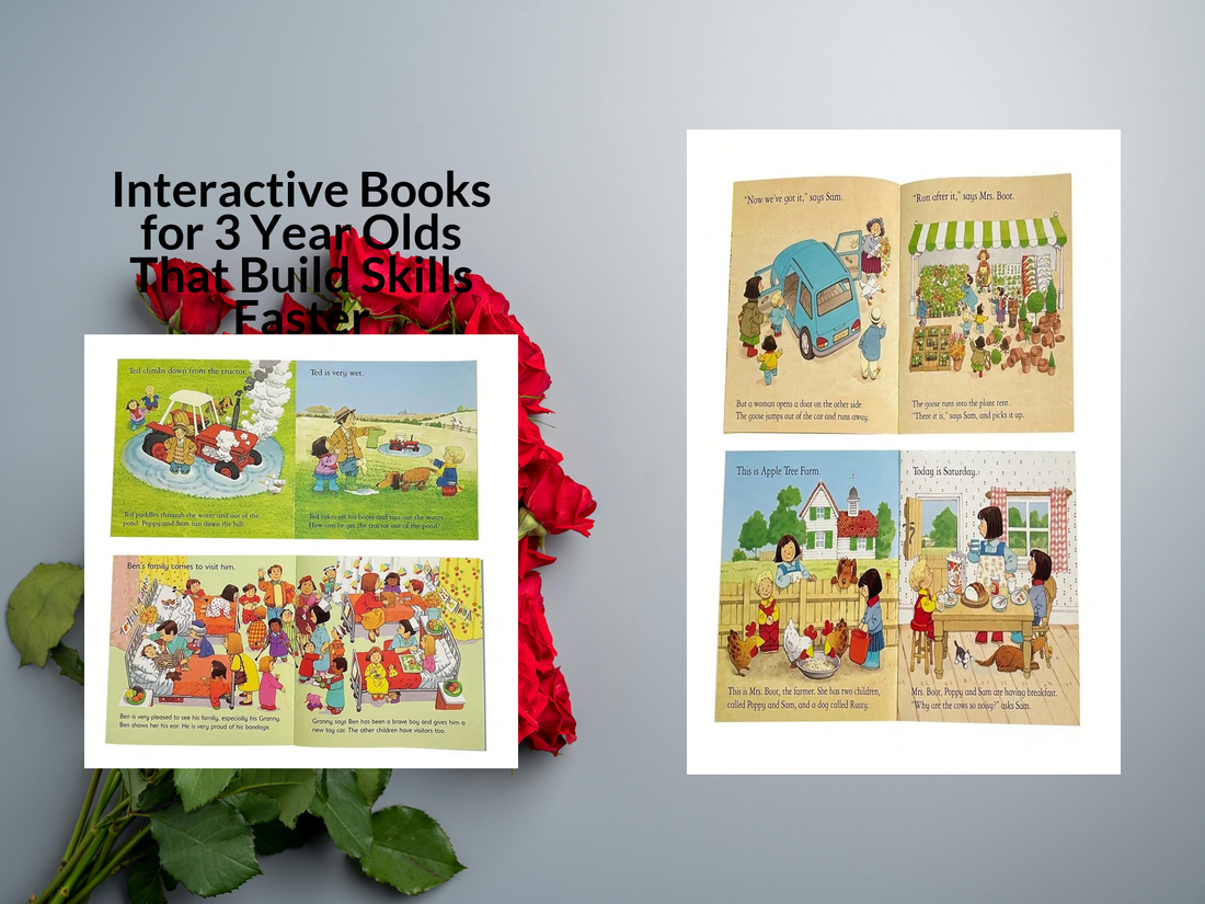 Interactive Books for 3 Year Olds That Build Skills Faster