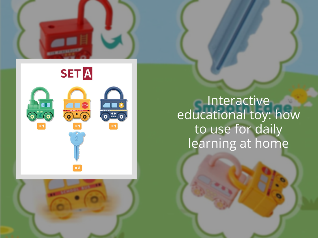 Interactive educational toy: how to use for daily learning at home