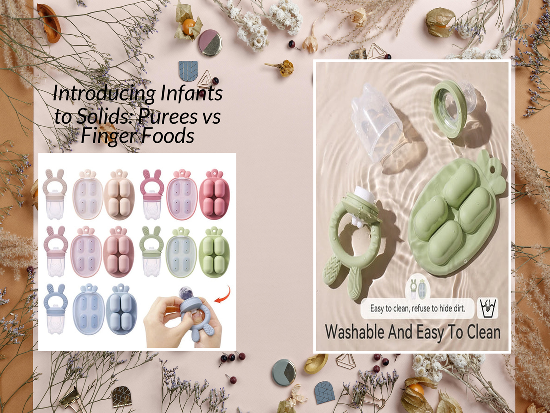 Introducing Infants to Solids: Purees vs Finger Foods