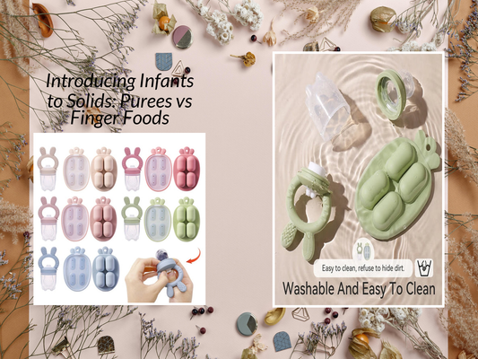 Introducing Infants to Solids: Purees vs Finger Foods