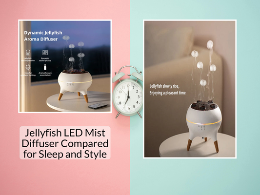 Jellyfish LED Mist Diffuser Compared for Sleep and Style