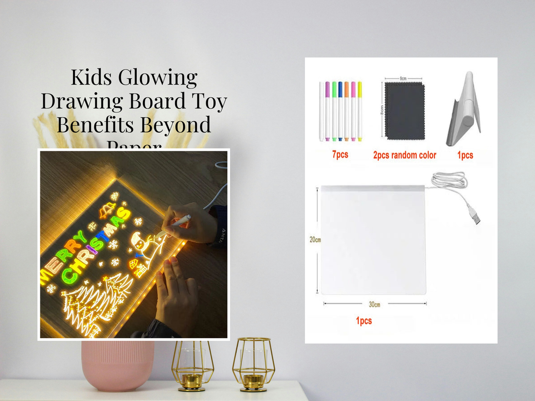Kids Glowing Drawing Board Toy Benefits Beyond Paper