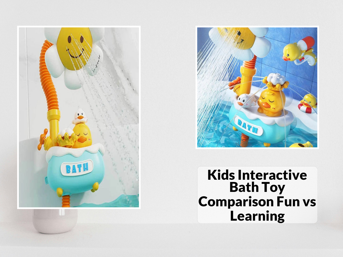 Kids Interactive Bath Toy Comparison Fun vs Learning
