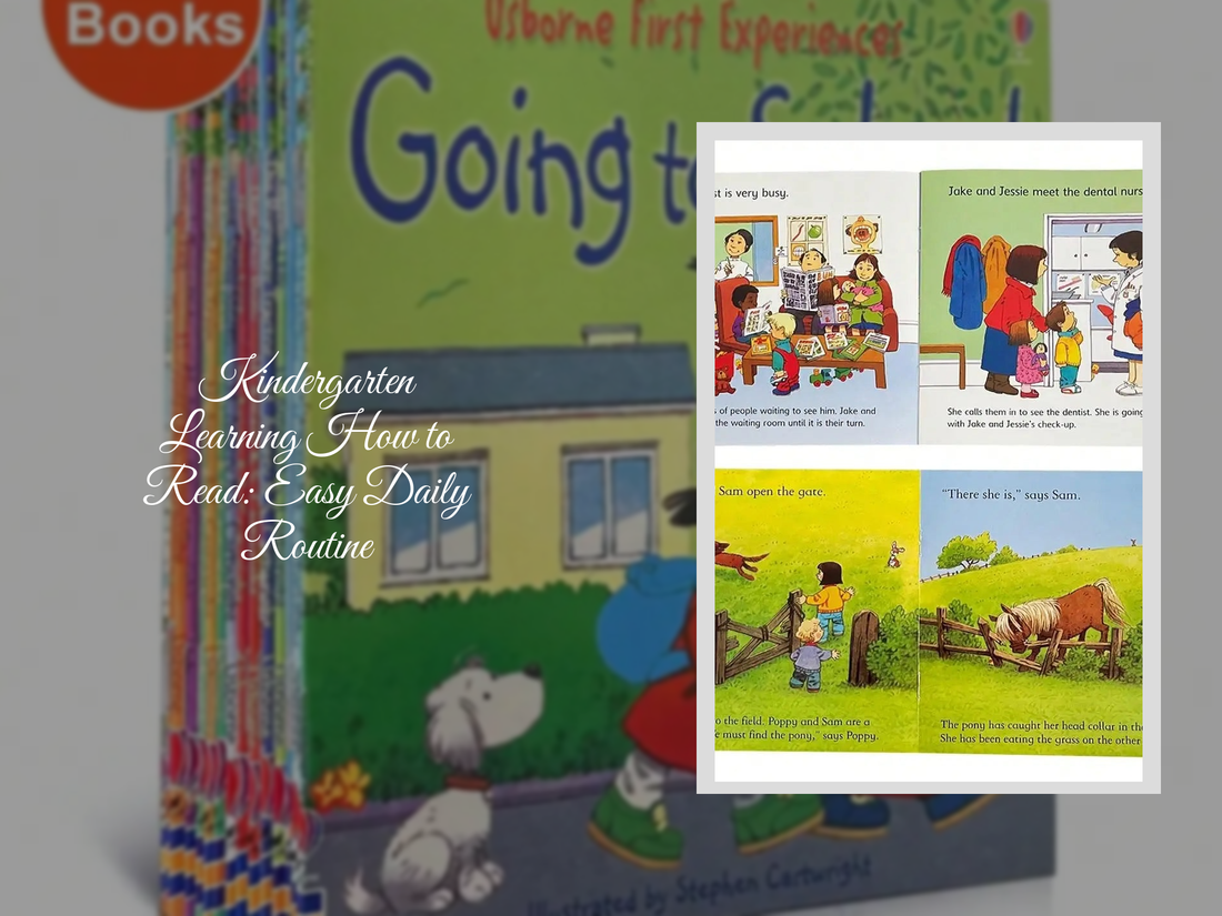 Kindergarten Learning How to Read: Easy Daily Routine