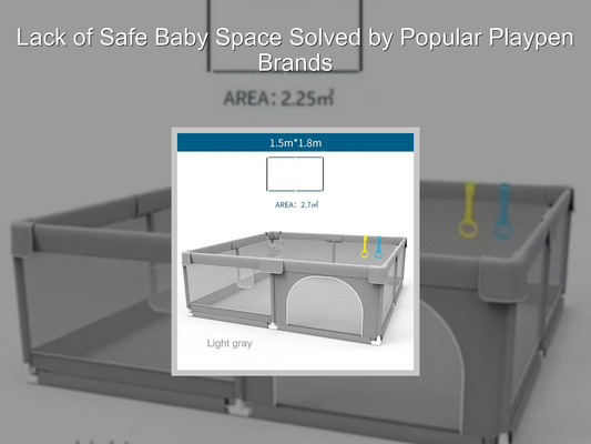 Lack of Safe Baby Space Solved by Popular Playpen Brands