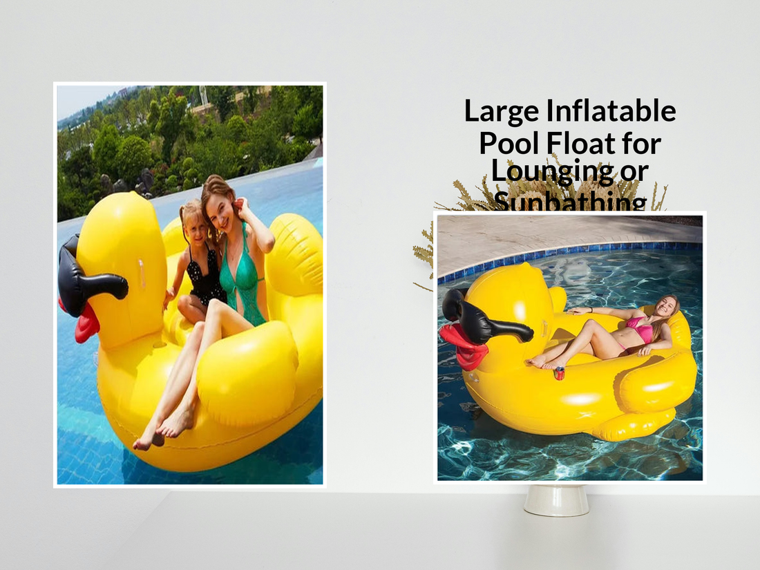 Large Inflatable Pool Float for Lounging or Sunbathing – KentDO™ Mom & Baby