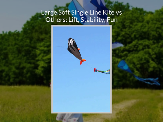 Large Soft Single Line Kite vs Others: Lift, Stability, Fun